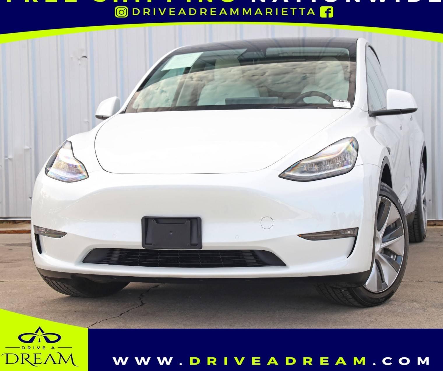 TESLA MODEL Y 2021 5YJYGDEE2MF158437 image